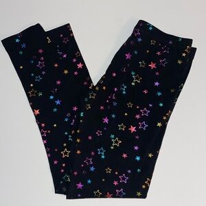 BLACK LEGGINGS, Vigoss girls L, fits like a small, sparkly stars 🤪15% off bundle